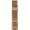 Ekena Millwork 5 1/2-in W x 22-in D x 22-in H Balboa Trad Rough Cedar Woodgrain TimberThane Outlooker, Primed Tan OUTUR055X22X22BOA04RCPR - alternate 5